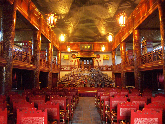 The royal theater inside the Imperial City The royal theater inside the Imperial City