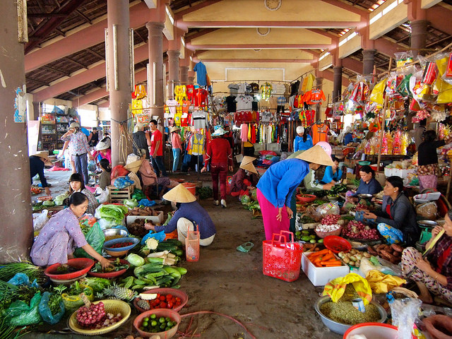 A market in the countryside of Hue A market in the countryside of Hue